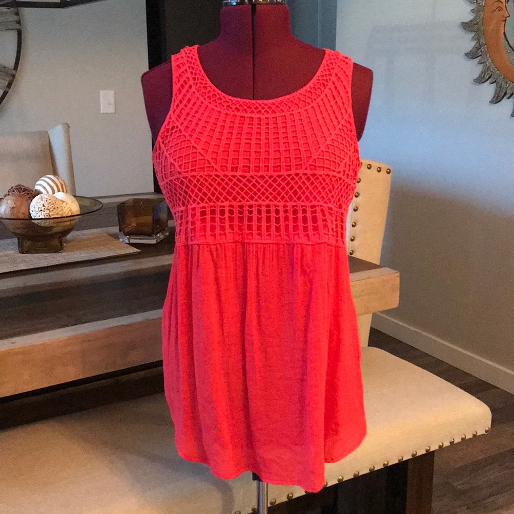 Melissa Paige Sleeveless Crochet Top